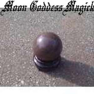  Mahogany Sphere & Wood Stand~30mm 