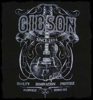 Gibson Guitars   House Band Since 1894 t shirt   Official   FAST SHIP 