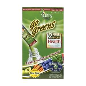  Healthy To Go Go Greens Beverage Mix, Fruit Flavor, 6 ct 