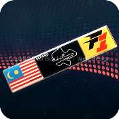2731b1f1 malaysia f1 formula one flag circuit aluminium alloy metal 