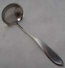 Antique Sterling Silver Small Cream Ladle Monogramed