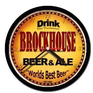  BROCKHOUSE beer and ale cerveza wall clock: Everything 