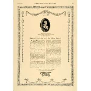   Silk Home Decor Samuel McIntire   Original Print Ad