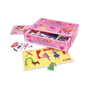  Fuzzy Felt Glitter Princess Toys & Games