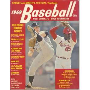   Baseball Magazine 1969 Bob Gibson and Denny McLain: Sports & Outdoors