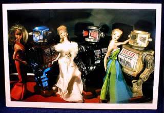 CARD BARBIE & ROBBIE ROBOT BALL KEN BOTTO PHOTO  