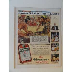  Glenmore Kentucky Straight Bourbon Whiskey. Vintage 40s 