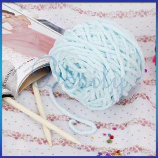 Soft Knitting Yarn Boucle Pom Pom Chenille Yarn for Scarves Home Decor 