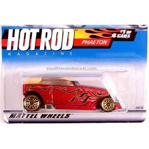   HOT ROD MAGAZINE: PHAETON: RED 1:64 Scale Die Cast Car #1 of 4: #005