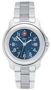 SWISS ARMY 24337 OFFICERS LS MENS STAINLES STEEL WATCH  
