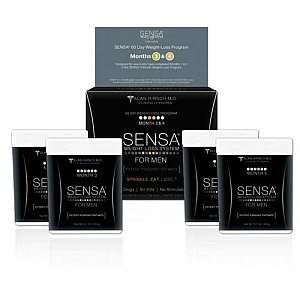  Sensa Natural Weight loss System Shakers for Men Months 3 