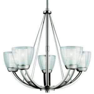 Lucia Chandelier by Kichler   R125728, Size Small, Diffuser Clear 