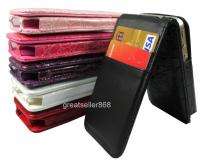 1X Croco Wallet Credit ID Card Flip Case For Apple iPhone 4 4G  