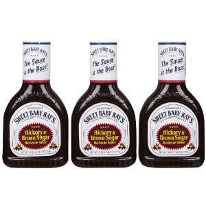Sweet Baby Rays Hickory BBQ Sauce, 18 oz, 3 Pack   3 pk.:  