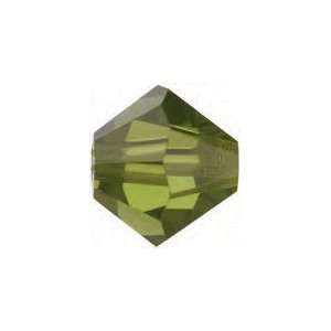  Olivine Swarovski Bicone Crystal Beads 6mm (18 