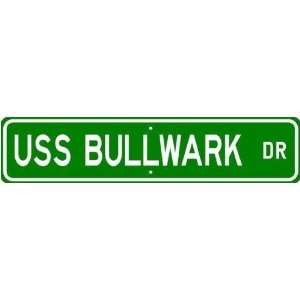  USS BULWARK MSO 425 Street Sign   Navy Ship Gift Sailor 