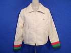  PACIFIC VINTAGE 70S WOMENS MEDIUM INSULATED WHITE SURF JACKET  
