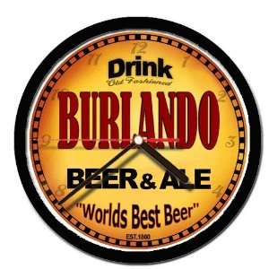  BURLANDO beer and ale cerveza wall clock: Everything Else