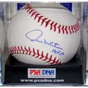 Paul Molitor HOF 04 SIGNED Autographed MLB Baseball PSA/DNA GRADED 9.5 