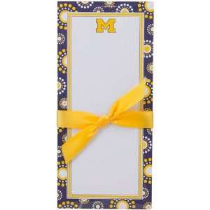  Michigan Wolverines Burst Magnetic Notepad: Sports 