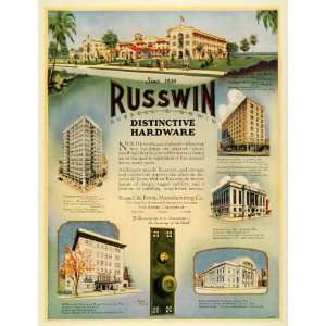 1926 Ad Hotel Forrest Lake Hardware Russwin 340 Prospect Apt Milwaukee 