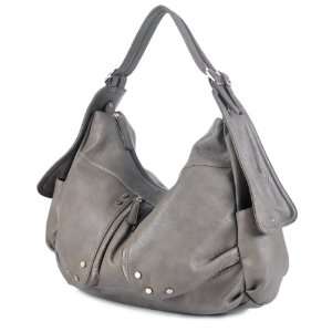  MDQ00232GR Gray Deyce Jaina Quality PU Women Satchel Bag 