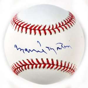  Morrie Martin Autographed Baseball 