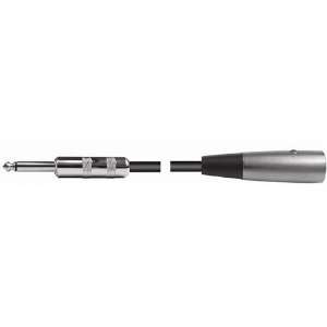   Cable 10Ft 1/4 TS To XLR (Male) 1/4 UnBalanced to XLR Cable: Musical