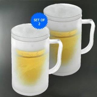 FROSTY FREEZER MUGS 35 OZ. FOR A JUMBO THIRST (SET OF 2) by R.LLC