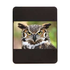    iPad 5 in 1 Case Matte Black Great Horned Owl: Everything Else