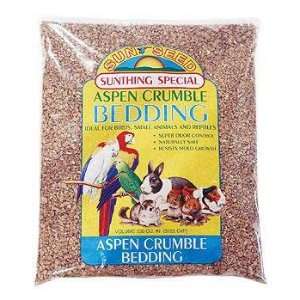 Small Animal Bedding Aspen   Sun Seed aspen crumble bedding 3lb 6cs