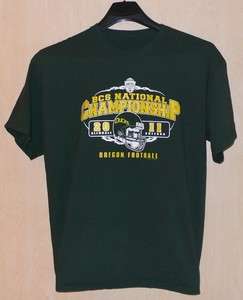   XL T Shirt Oregon Ducks Football BSC Championship 2011 W/logo  