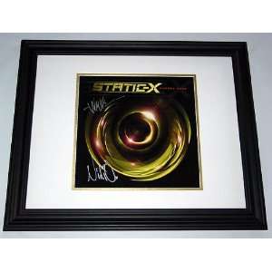  Static X Autographed Signed Framed Album Flat & Proof StaticX 