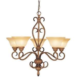  Livex 8276 57 Bistro Chandelier Venetian Patina