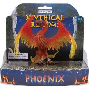  Safari LTD Mythical Realms Phoenix on platform Toys 