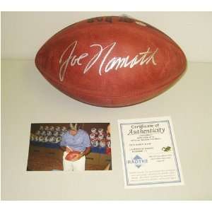  Joe Namath Autographed Football