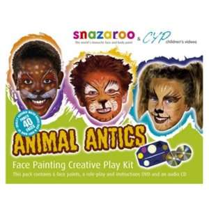  Face Paint Kit Childrens Fancy Dress Snazaroo Animals 