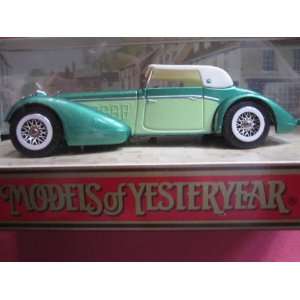 1938 Hispano Suiza (Green/lime) Matchbox Model of Yesteryear Y 17 a 