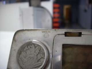   STERLING SILVER Coin Compact Purse + BUFFALO NICKEL MERCURY DIME