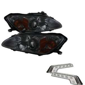   Amber Headlights and LED Day Time Running Light Package Automotive
