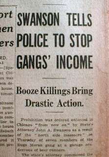 Best1929 Chicago newspaper ST VALENTINES DAY MASSACRE Al Capone PICS 