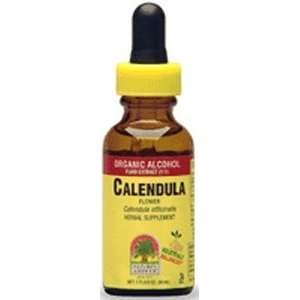 Calendula Flower Extract 1 Oz (Organic Alcohol Fluid Extract)   Nature 