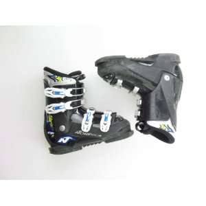   GPTJ Black with White Buckle Ski Boots Kids Size 2