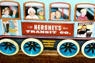 Vehicle Series HERSHEYS TIN TROLLEY Canister #2   2000  