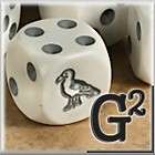 NEW 6 Seagull Game Dice Set Animal Bunco 16mm Bird D6