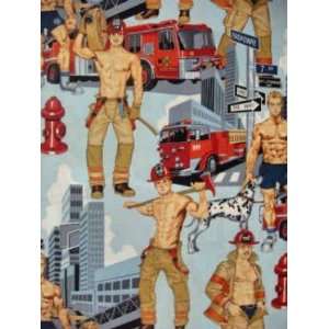  AH6831ARR Nicole Prints, Ready For Action, Firemen Hunks 