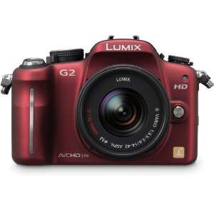    G2 12.1 Megapixel Mirrorless Camera   Red (DMC G2R)