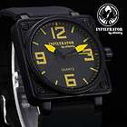New Special Force Mens Rubber Strap Yellow Quartz Army Military Watch 