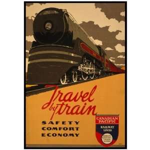  Canadian Pacific   Travel by Train   Poster (12x17)