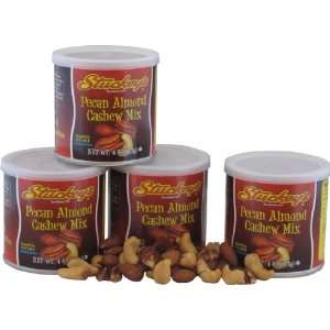 Stuckeys Pecan Almond Cashew Mix 4 Pack: Grocery & Gourmet Food